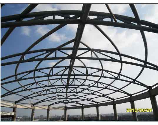 西青中煤朔州宾馆管桁架工程